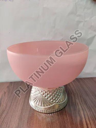 Glass Fruit Bowl With Stand