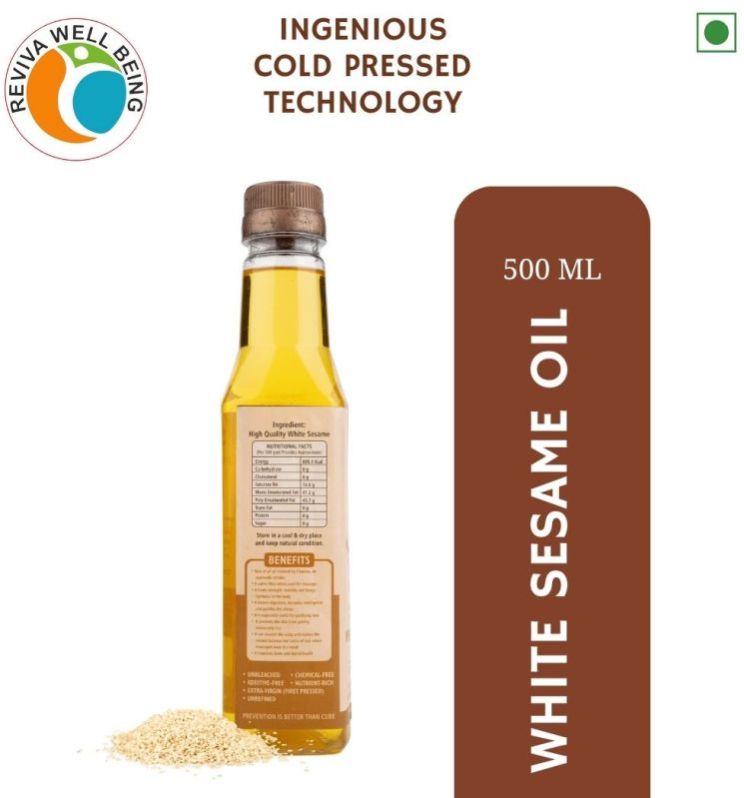 500ml Cold Pressed White Sesame Oil