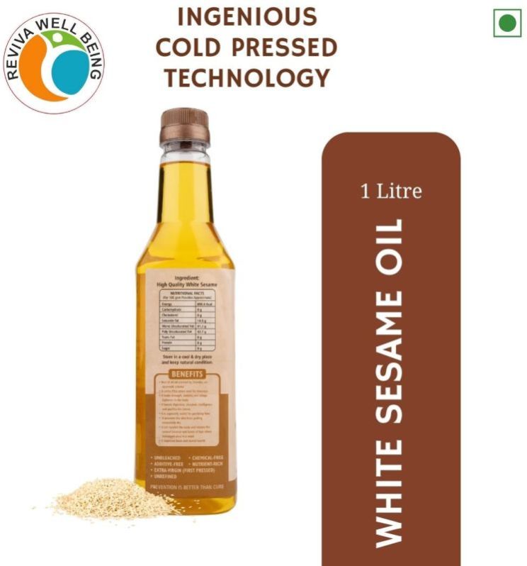 1L Cold Pressed White Sesame Oil