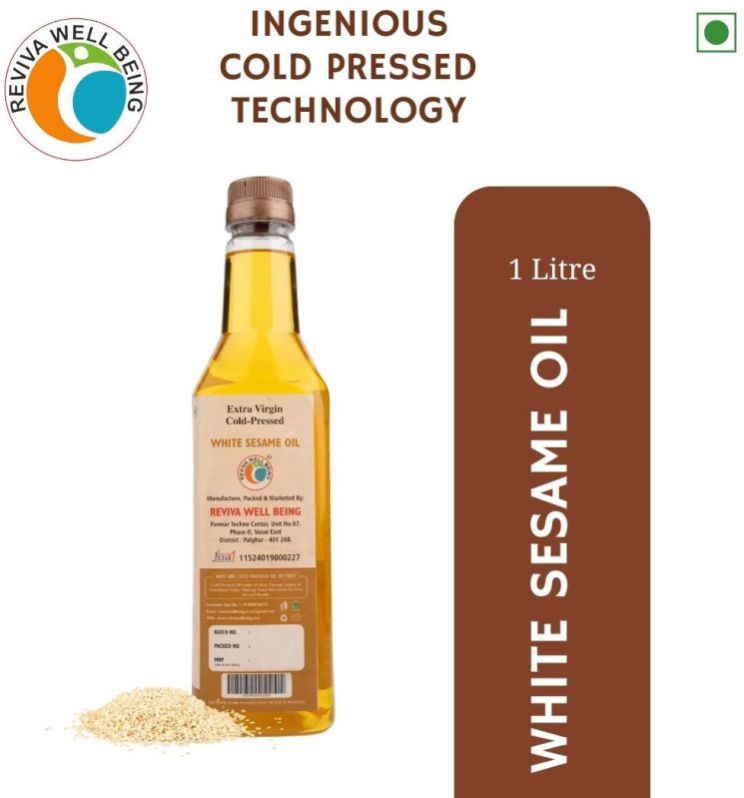 1L Cold Pressed White Sesame Oil