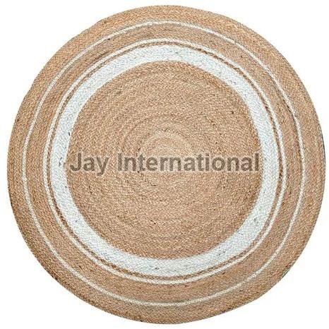 Plain Round Jute Rug