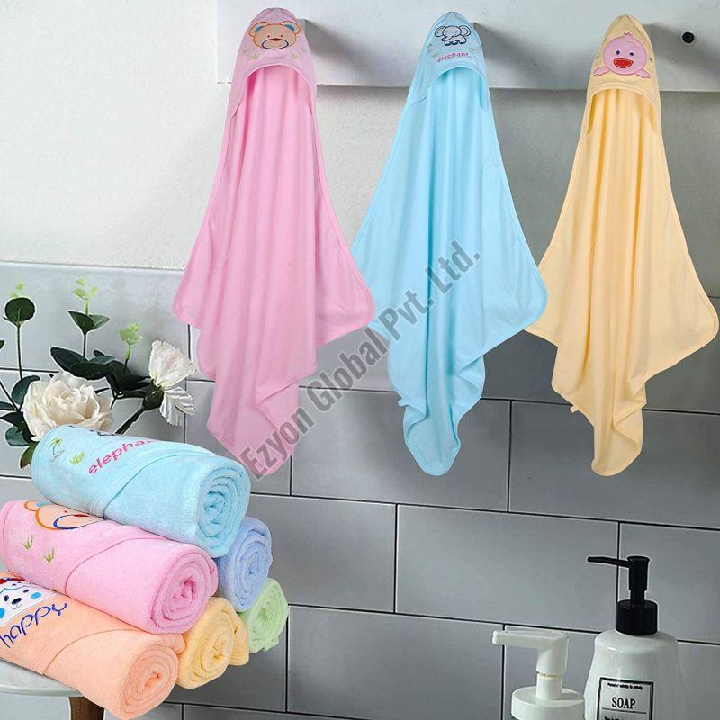 Cotton Hooded Baby Bath Towel