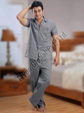 Mens Plain Night Suit