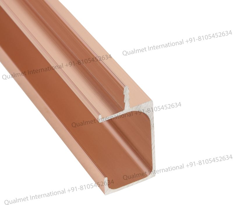 Kitchen Cabinet 19mm G Handle Profile- Rose Gold