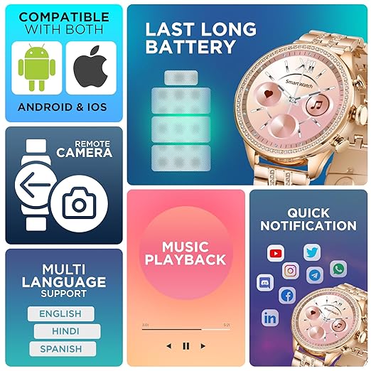 Gen 9 Diamond Strap HD Display 2 Straps BT Calling Smartwatch