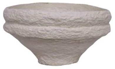 PMN3B01 Paper Mache Natural Bowl