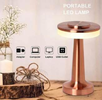 Portable LED Table Lamp With Touch Control