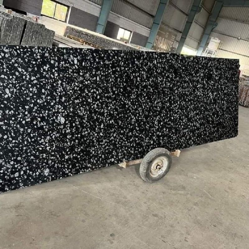 Coin Black Granite Slab