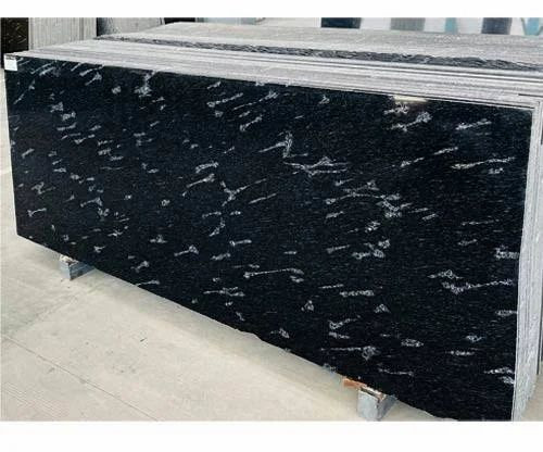 Fish Black Granite Slab