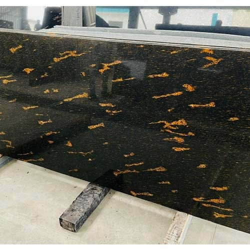 Fish Gold Granite Slab