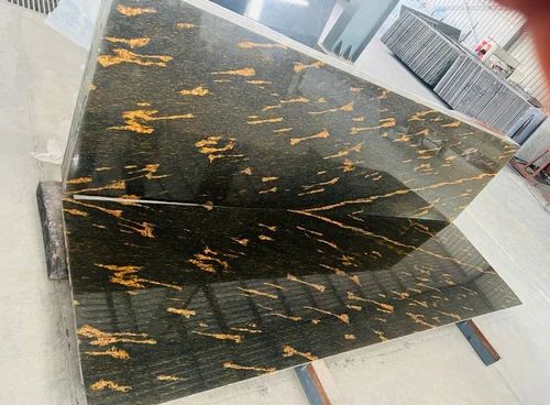 Fish Gold Granite Slab