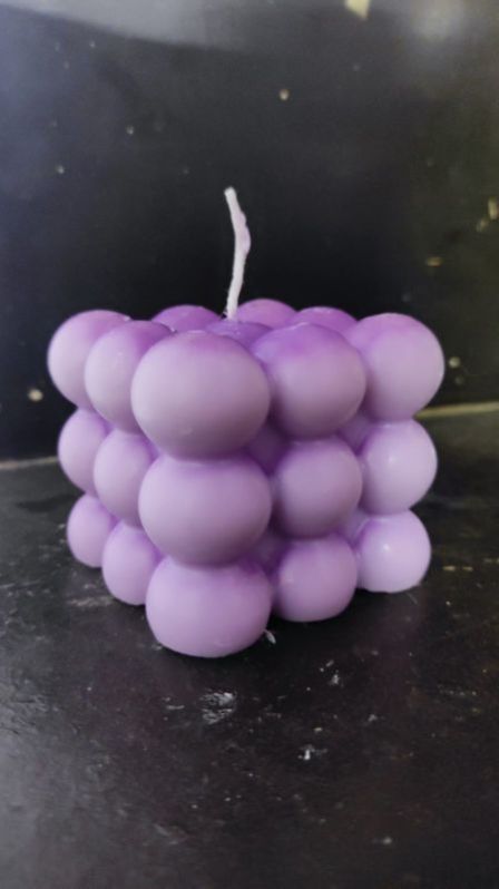 Lavender Bubble Candle