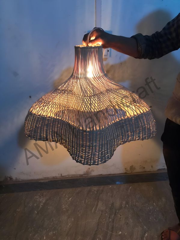 Rattan Cane Hanging Lamp