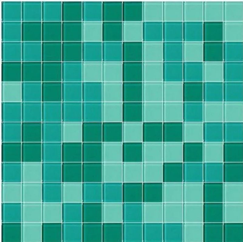 Random Mix Crystal Glass Mosaic Pool Tile