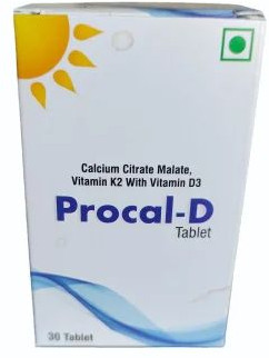 Calcium Citrate Malate, Vitamin K2 With Vitamin D3 Tablet