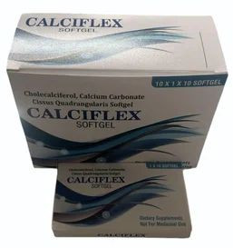 Cholecalciferol, Calcium Carbonate Cissus Quadrangularis Softgel Capsule