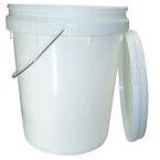 White 20 Litre Plastic Bucket