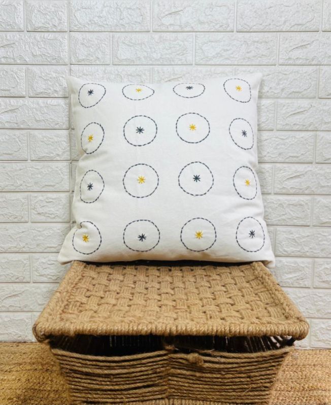 Cotton Embroidered Cushion