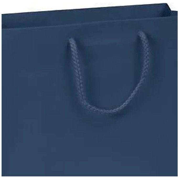 Laminated White Back Duplex Paper Bag With Cotton Rope Handle