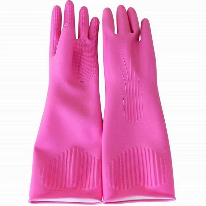 Mini Pink And Off White Ferra King Rubber Glove