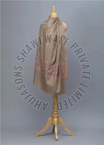 SKU AS00910646 Border Embroidery Pashmina Shawl