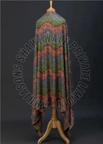 SKU AS01103366 Kalamkari Pashmina Shawl