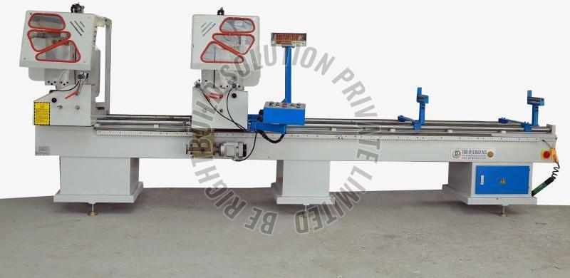Double Head  Aluminum Cum UPVC Door & Window Profile Cutting Machine