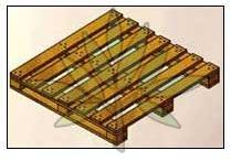 Double Deck Non Reversible Type Pallets