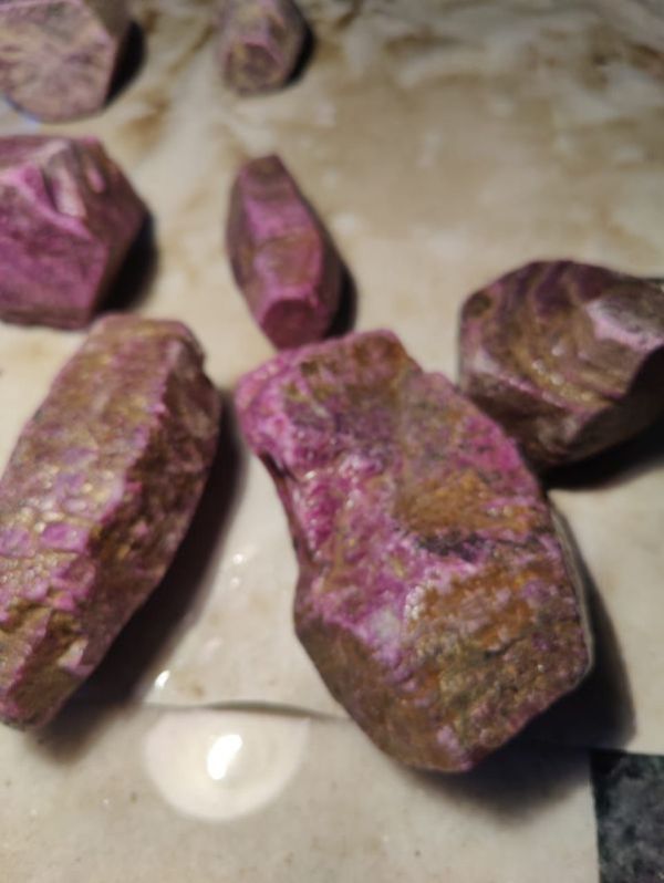 Rough Ruby Gemstones