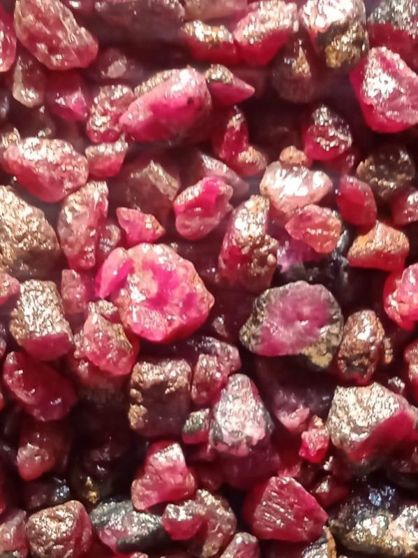 Rough Ruby Gemstones