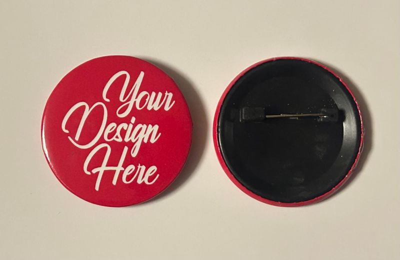 44mm Customized Button Badge With Pin