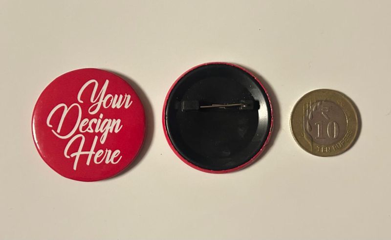 44mm Customized Button Badge With Pin