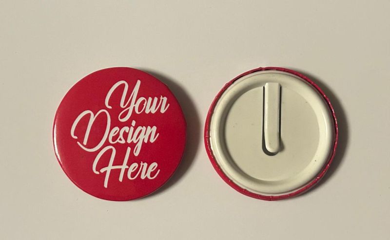 44mm Customized Button Badge With Hook