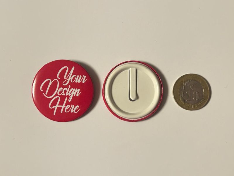 44mm Customized Button Badge With Hook