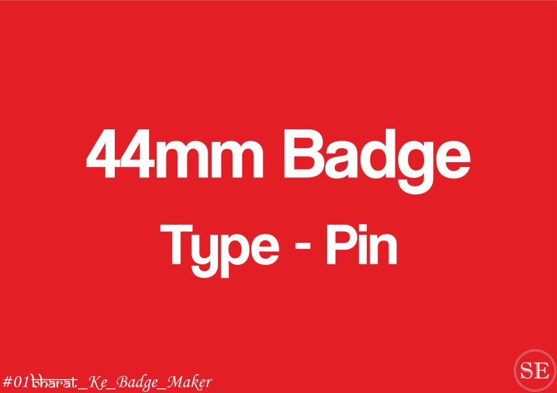 44mm Customized Button Badge With Pin