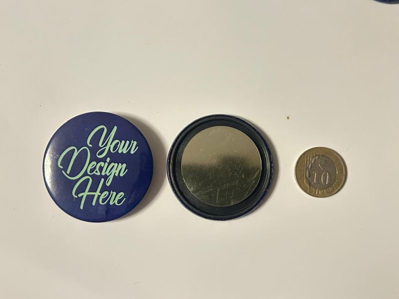 56mm Customized Button Badge With Magnet