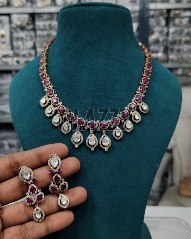 Imitation Kundan Polki Necklace Set