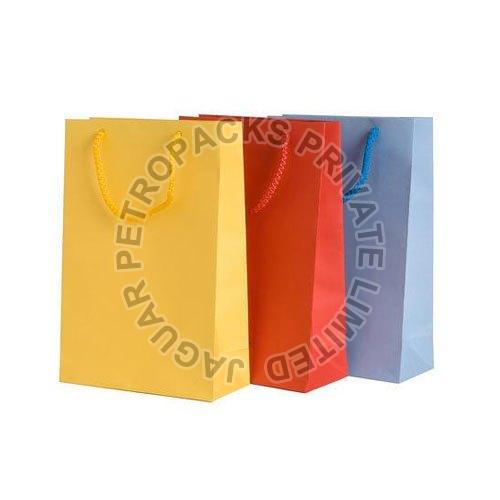 Multicolor Plain Paper Bag