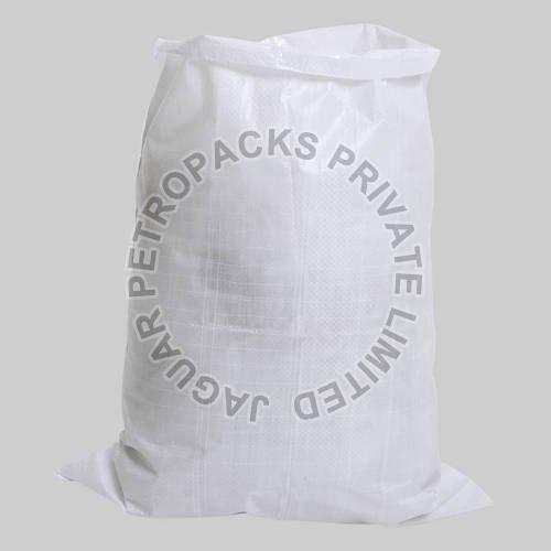 White Plain PP Woven Sack Bag, Sack Capacity : 25kg