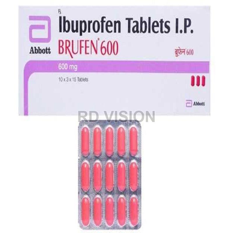 Brufen 600mg Tablets, for Used to Treat Aches Pains, Medicine Type : Allopathic