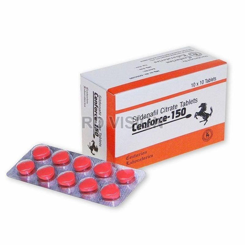 Cenforce 150mg Tablets, for Erectile Dysfunction, Packaging Type : Blister