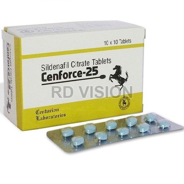 Cenforce 25mg Tablets, for Erectile Dysfunction, Medicine Type : Allopathic