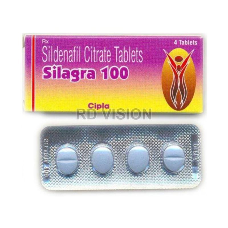 Silagra 100mg Tablets, for Erectile Dysfunction, Medicine Type : Allopathic