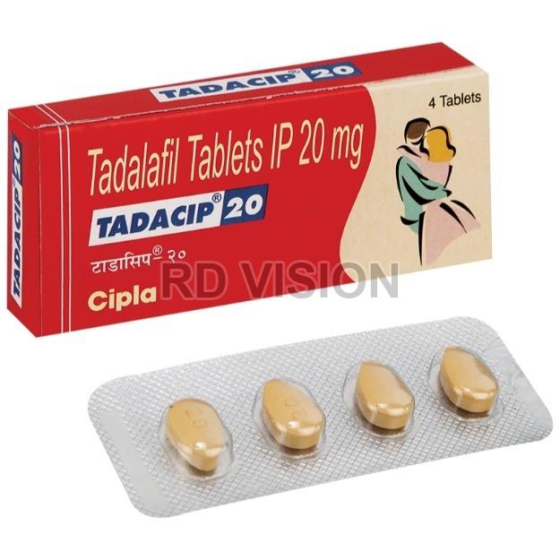 Tadacip 20mg Tablets, Composition : Tadalafil