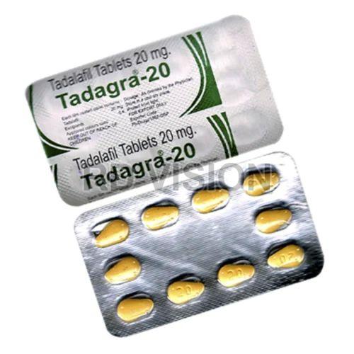 Tadagra 20mg Tablets, for Erectile Dysfunction, Shelf Life : 18 Months