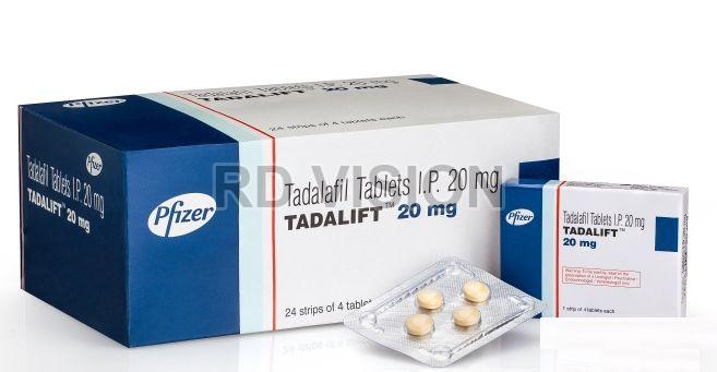 Tadalift 20mg Tablets, for Erectile Dysfunction, Medicine Type : Allopathic