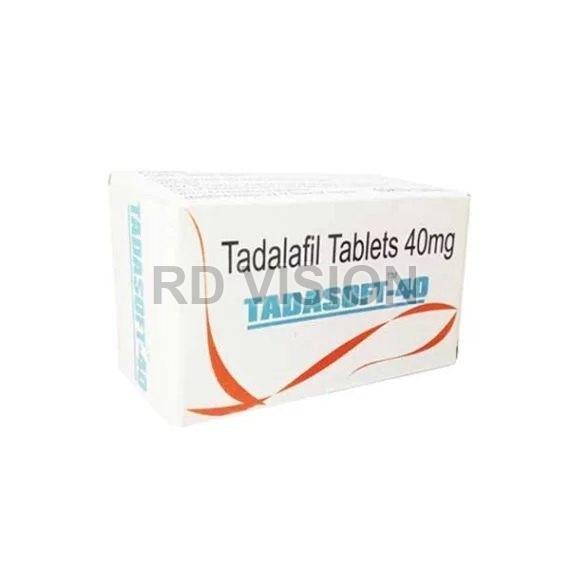 Tadasoft 40mg Tablets, for Erectile Dysfunction, Shelf Life : 18 Months