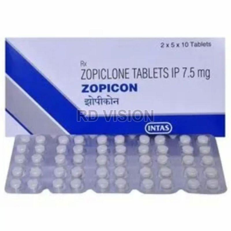 Zopicon 7.5mg Tablets, Medicine Type : Allopathic