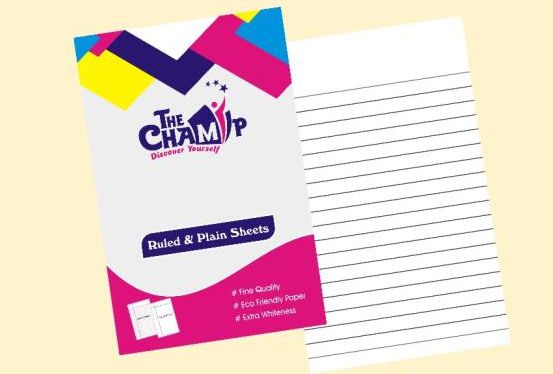 The Champ Plain Dasta Paper, For Stationery, Color : White