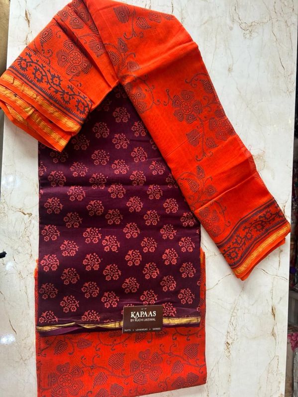 Printed Ladies Cotton Suit Fabric